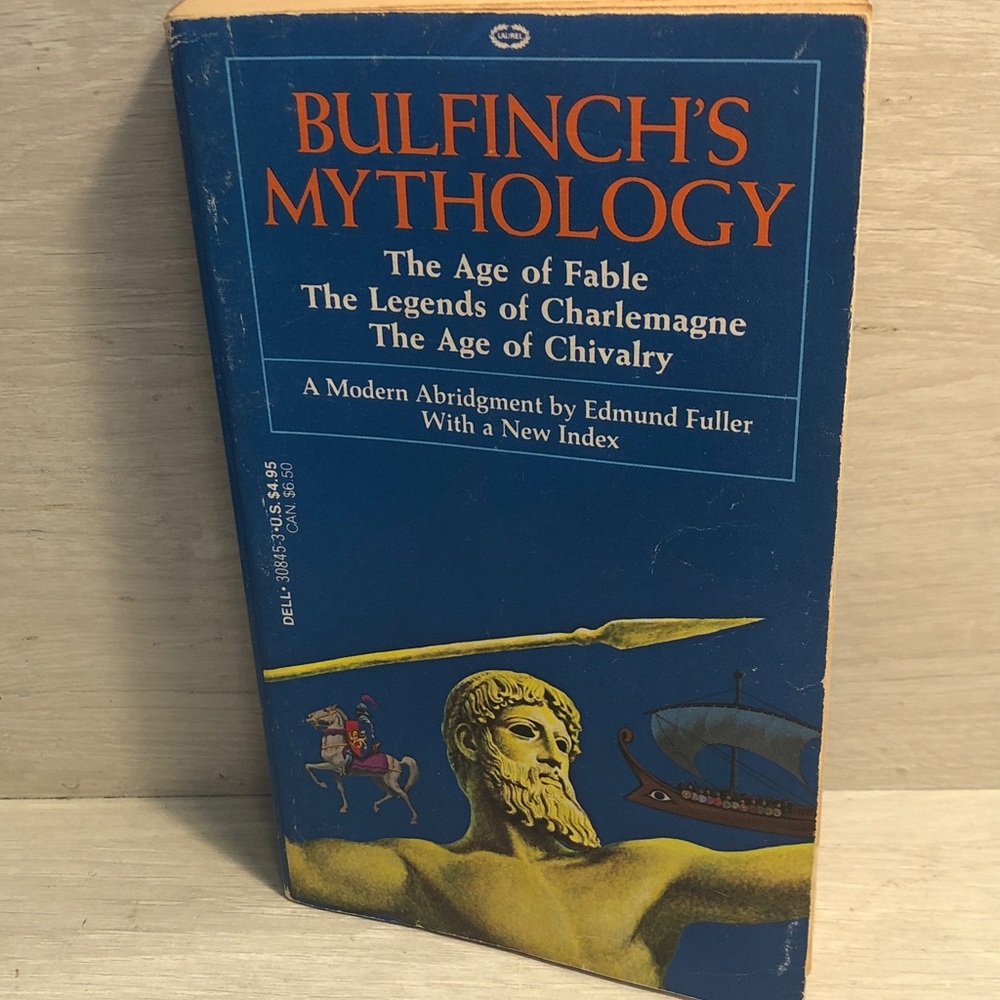 Bulfinch's Mythology Paperback with Shakespeare and Company Stamp Paris